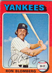 1975 Topps Mini Baseball Cards      068      Ron Blomberg